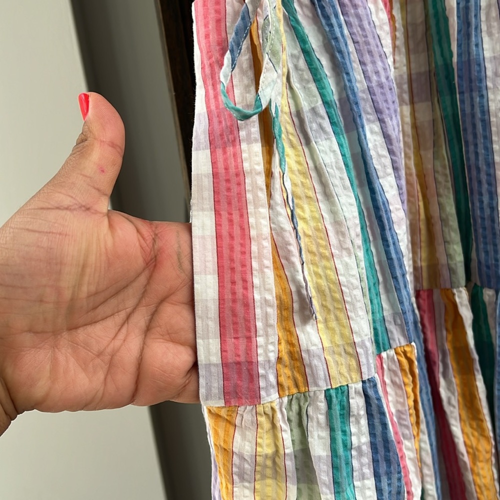 J.Crew Colorful Tiered Dress - Picture 4 of 4